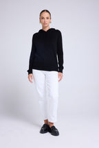 Felpa con cappuccio Sabrina - Nero - Donna