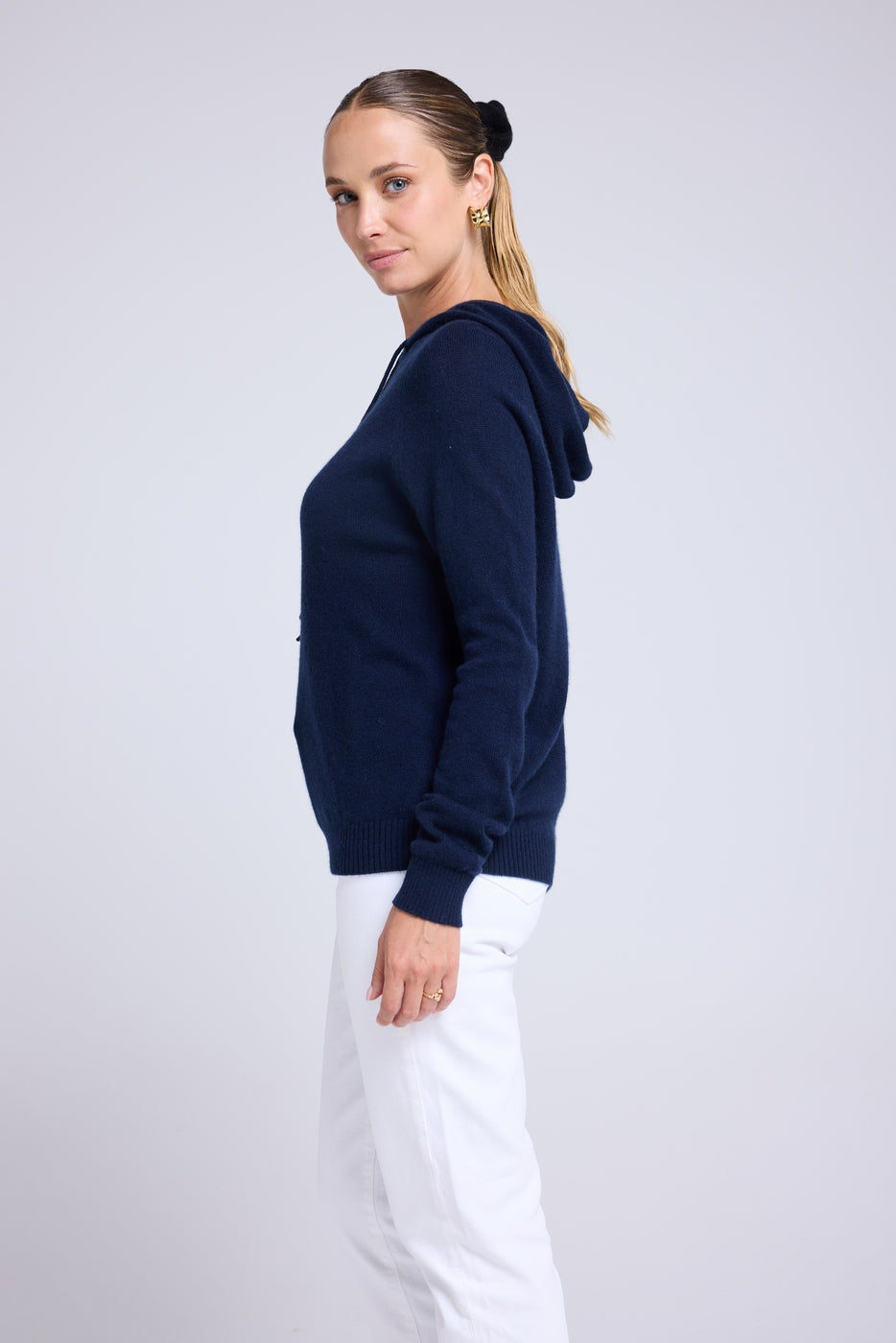 Hoodie Sabrina - Marineblauw - Dames