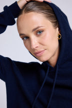 Hoodie Sabrina - Marineblauw - Dames