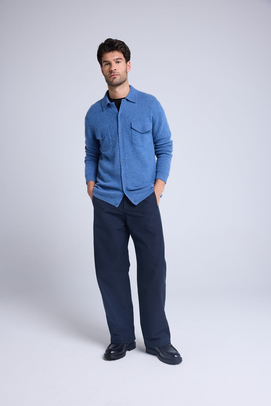 Camicia Sacha - Blu denim - Uomo