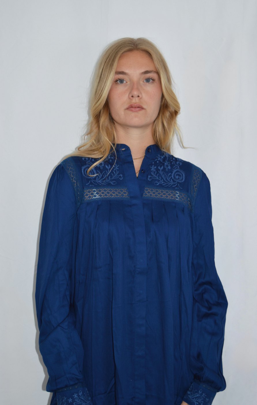 Vestido Sacrak - Azul marino