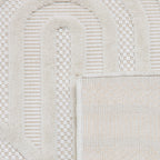 Alfombra arco blanco: SAN985BLA Alfombras Nazar