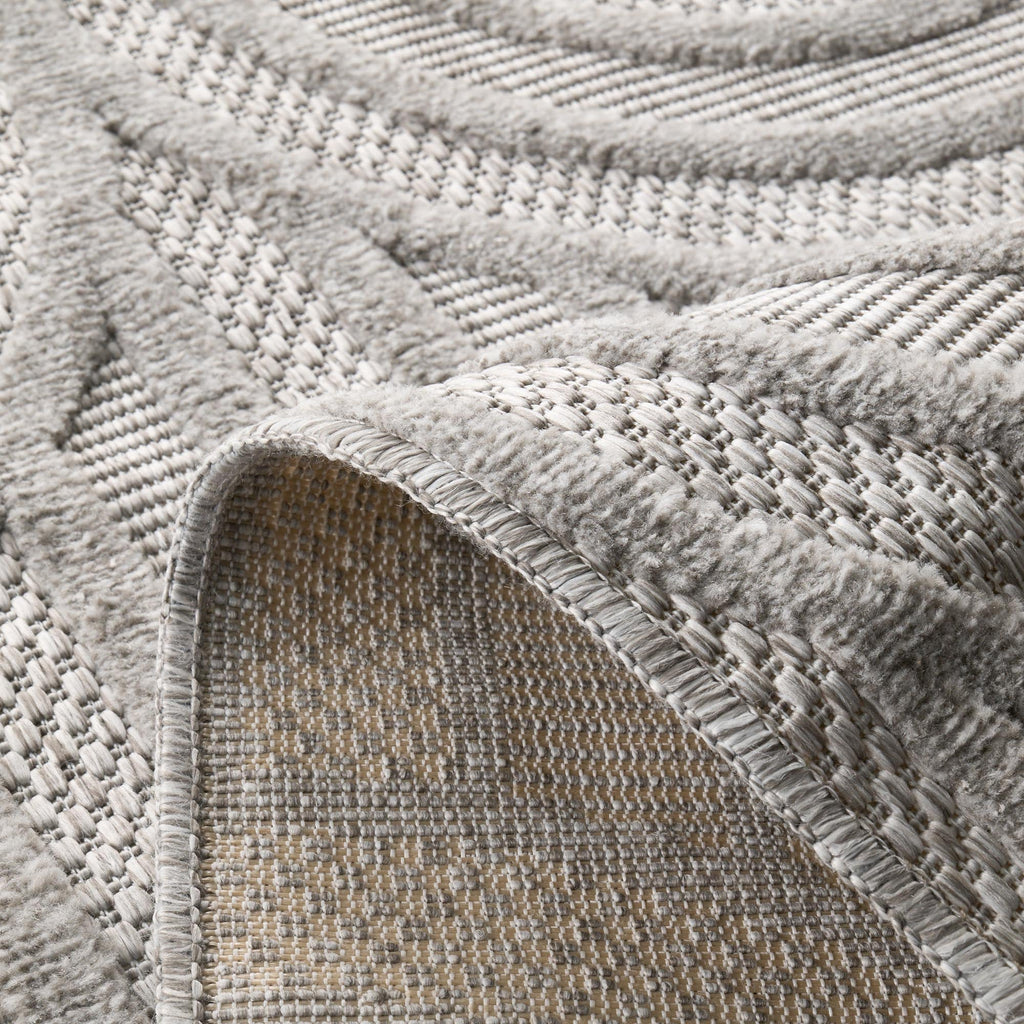 Alfombra interior y exterior SANTORINI 985 GRIS: SAN985GRI Alfombras Nazar