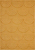 Santorini 985 Rug - Graphic Pattern - Yellow - Indoor / Outdoor
