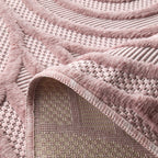 Tapis d'intérieur et extérieur SANTORINI 985 ROSE : SAN985ROS Nazar rugs