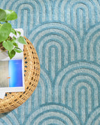 Alfombra interior y exterior SANTORINI 985 TURQUESA: SAN985TUR Alfombras Nazar