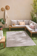 Alfombras de interior y exterior con motivos de arcos simétricos SANTORINI 986 GRIS: SAN986GRI Alfombras Nazar