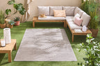 Alfombras de interior y exterior con motivos de arcos simétricos SANTORINI 986 GRIS: SAN986GRI Alfombras Nazar