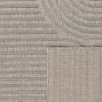 Alfombras de interior y exterior con motivos de arcos simétricos SANTORINI 986 GRIS: SAN986GRI Alfombras Nazar
