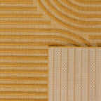 Alfombra Santorini 986 - Diseño Gráfico - Amarillo - Interior / Exterior
