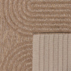 Indoor and outdoor rug with wave patterns SANTORINI Beige: SAN987BEI Nazar rugs