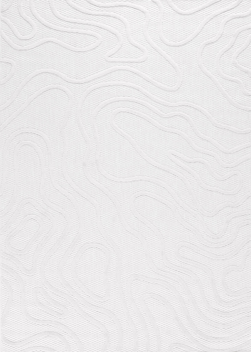 Alfombra abstracta blanca: SAN988BLA Alfombras Nazar