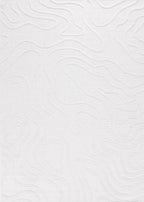 Alfombra abstracta blanca: SAN988BLA Alfombras Nazar