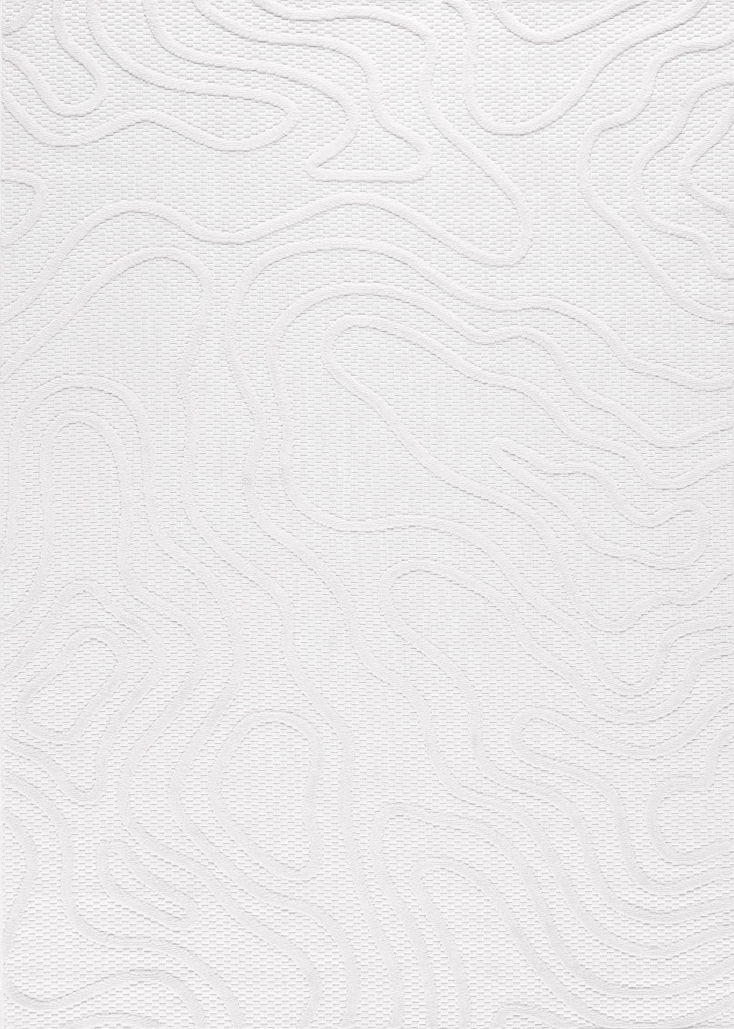 Alfombra abstracta blanca: SAN988BLA Alfombras Nazar
