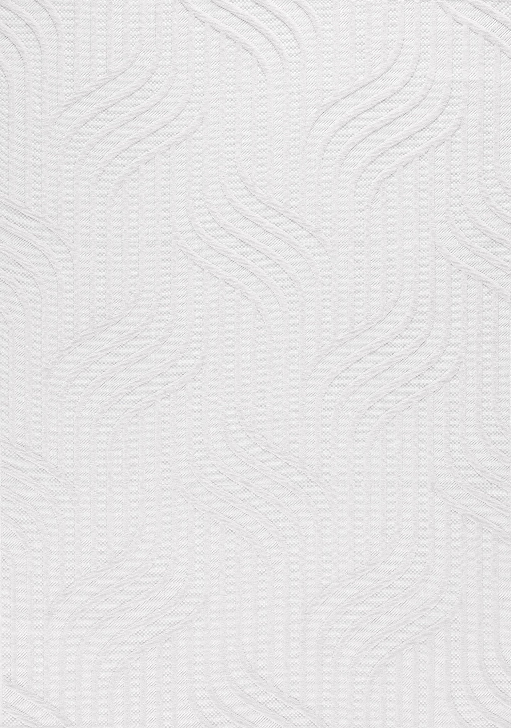 Alfombra gráfica blanca: SAN989BLA Alfombras Nazar