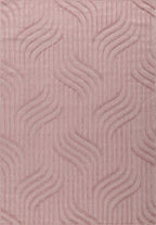 Santorini 989 Rug - Graphic Pattern - Pink - Indoor / Outdoor