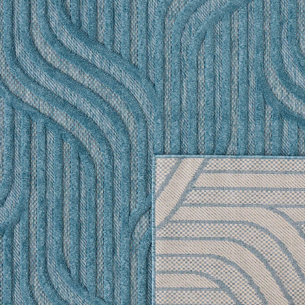 Santorini - Tapis D'Intérieur/Extérieur - Polypropylène - Turquoise
