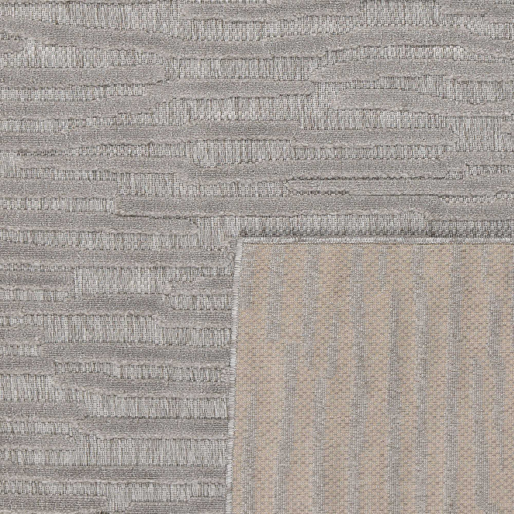 Gray patterned indoor and outdoor rugs: SAN990GRI Nazar rugs