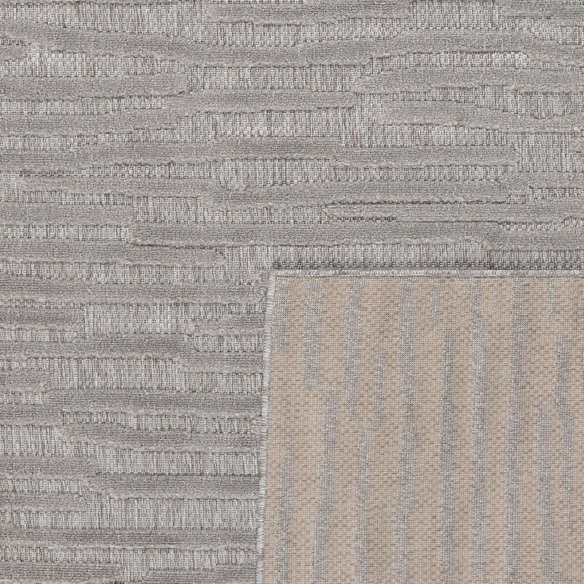 Gray patterned indoor and outdoor rugs: SAN990GRI Nazar rugs