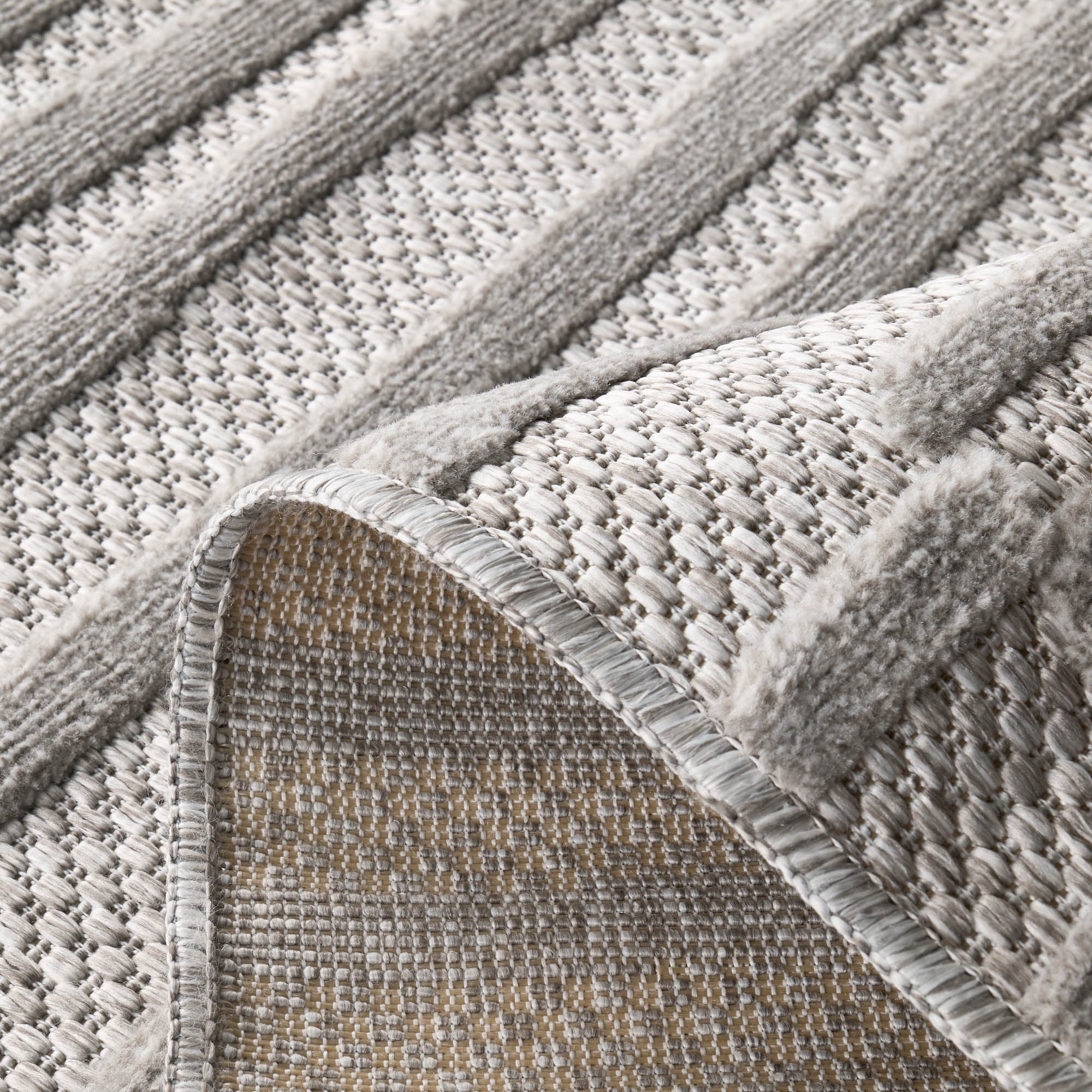 Gray patterned indoor and outdoor rugs: SAN990GRI Nazar rugs