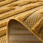 Santorini 990 Rug - Graphic Pattern - Yellow - Indoor / Outdoor