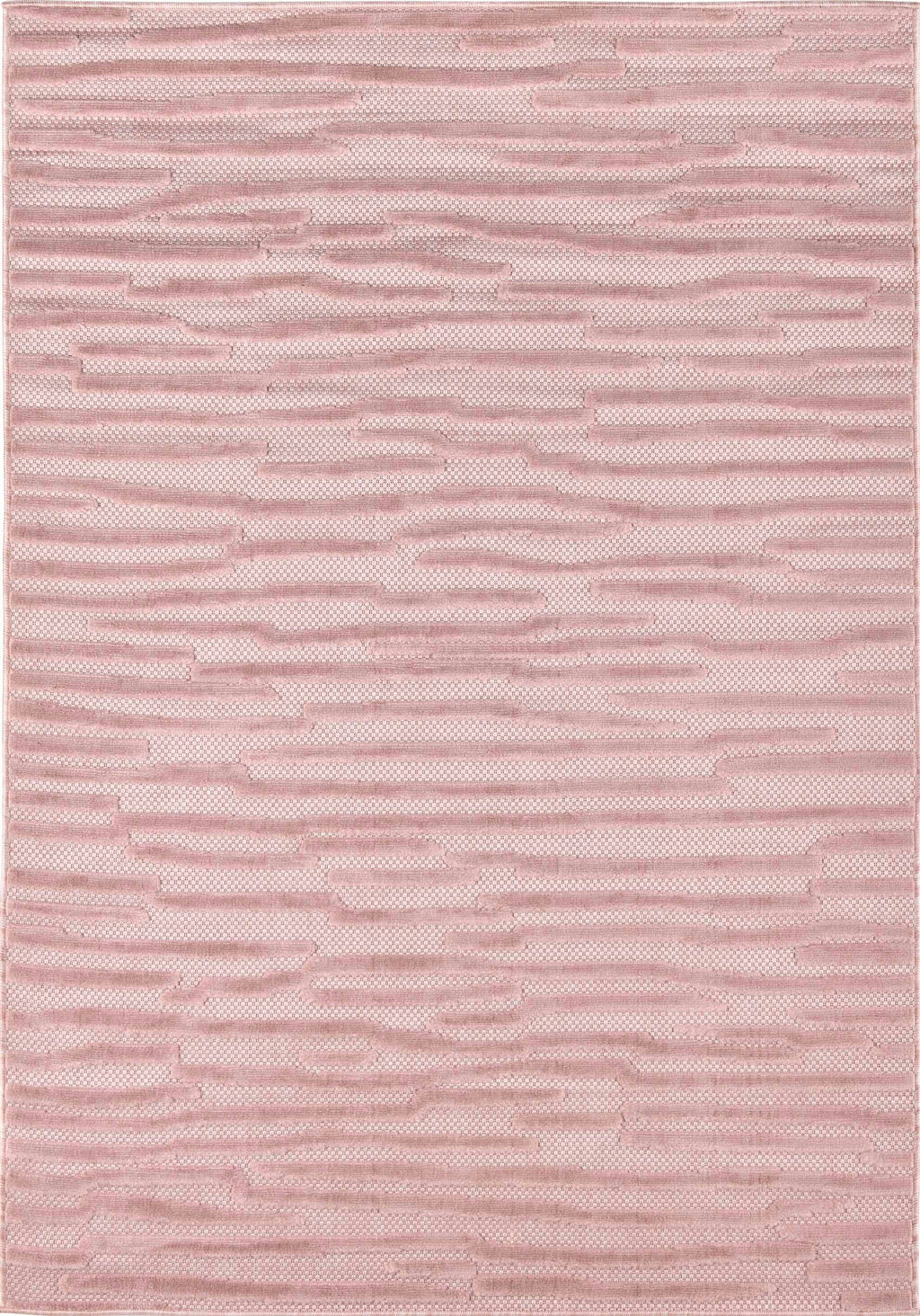 Santorini 990 Rug - Graphic Pattern - Pink - Indoor / Outdoor