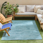 Santorini - Tapis D'Intérieur/Extérieur - Polypropylène - Turquoise