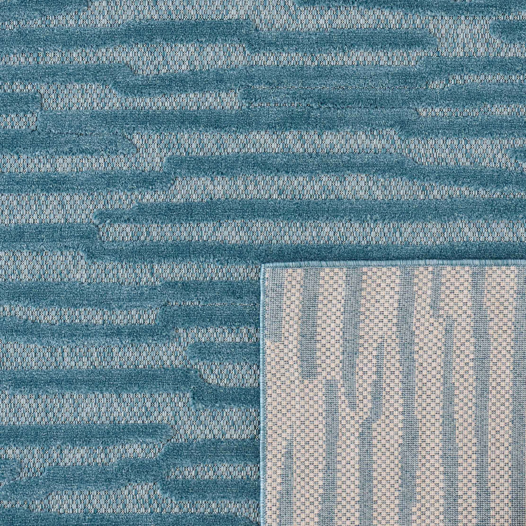 Santorini - Tapis D'Intérieur/Extérieur - Polypropylène - Turquoise