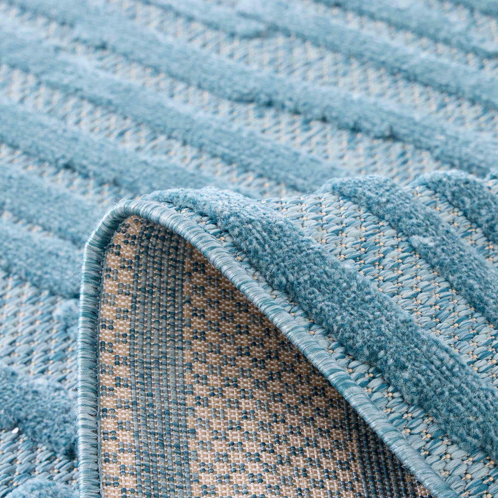 Santorini - Tapis D'Intérieur/Extérieur - Polypropylène - Turquoise