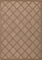 Santorini 991 Rug - Graphic Pattern - Beige - Indoor / Outdoor