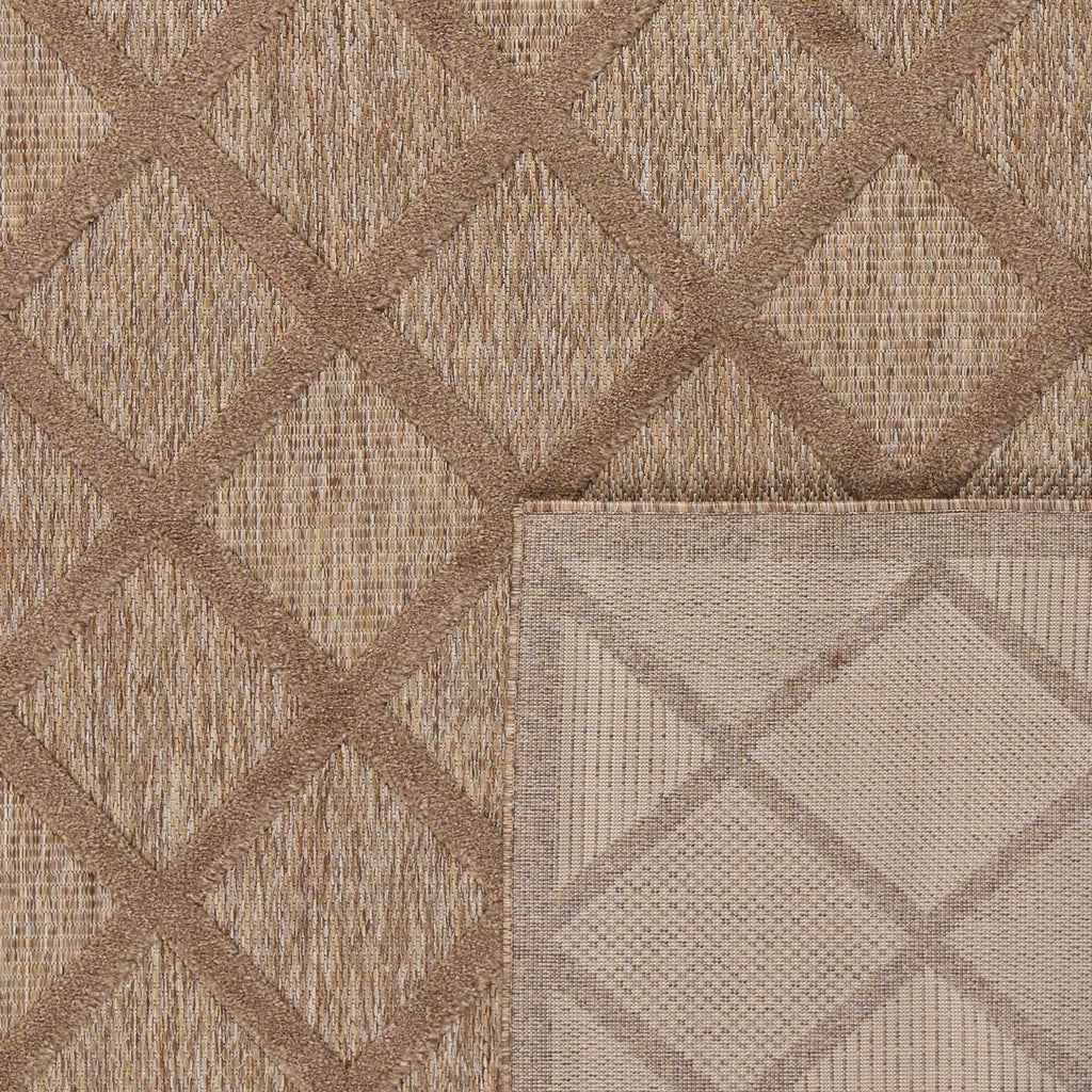 Santorini 991 Rug - Graphic Pattern - Beige - Indoor / Outdoor