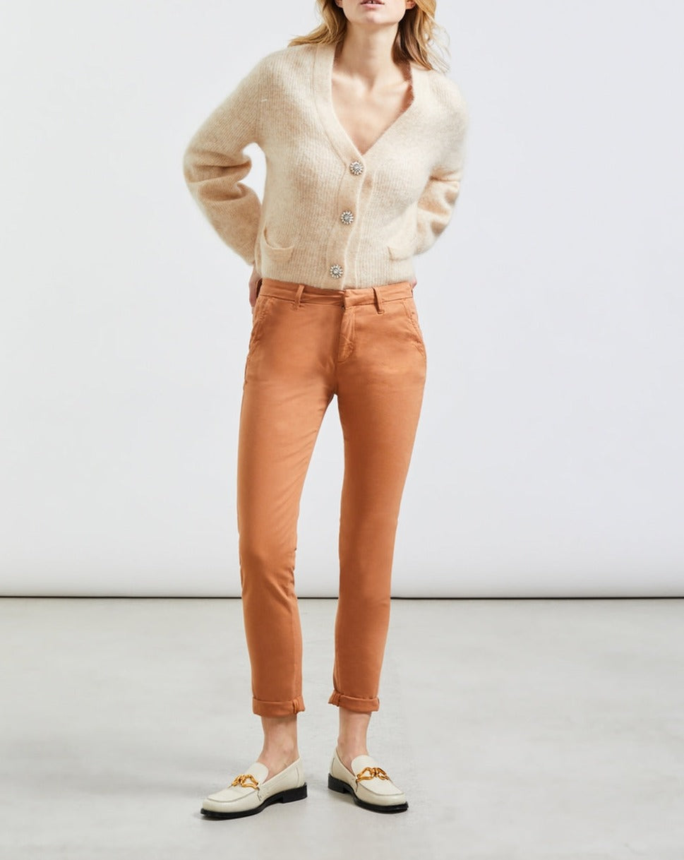 Pantalon Chino Sandy 2 Basic - Milky Coffee - Femme