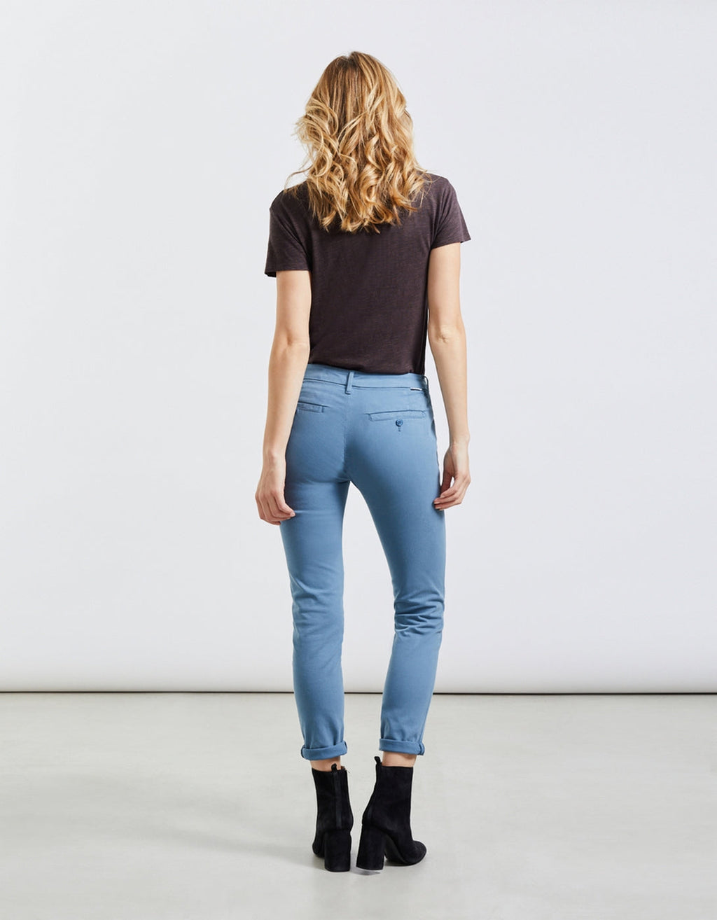 Sandy 2 Basic Chino Pants - Storm Blue - Women