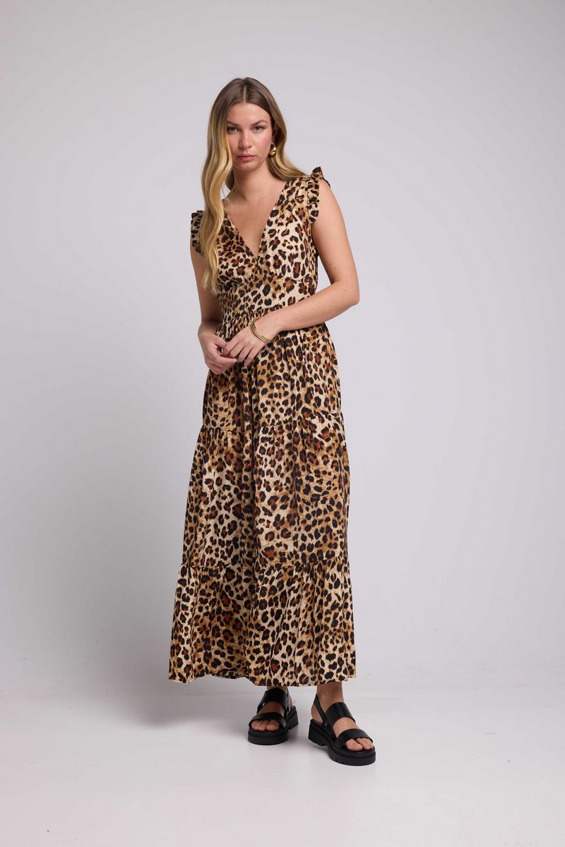 Long Dress - Leopard