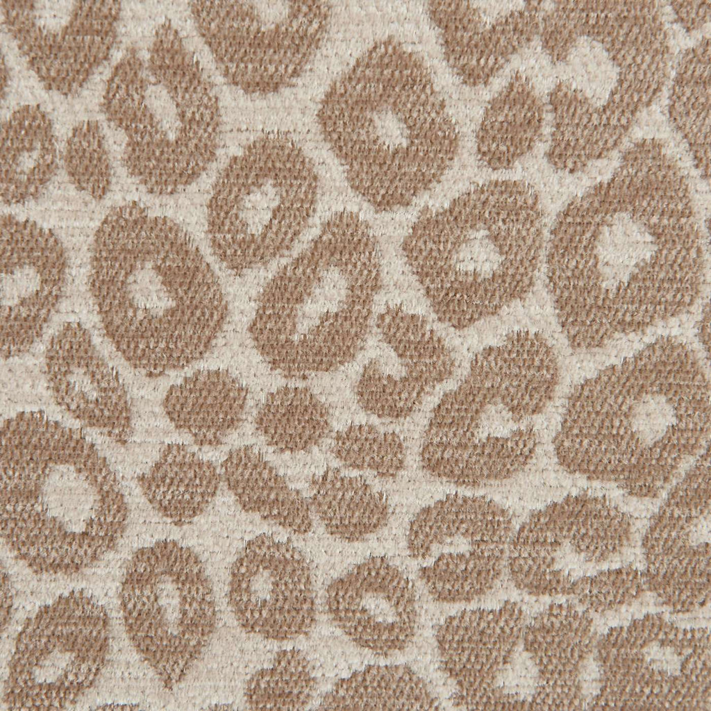 Saran - Banc - Tissu Léopard - Beige