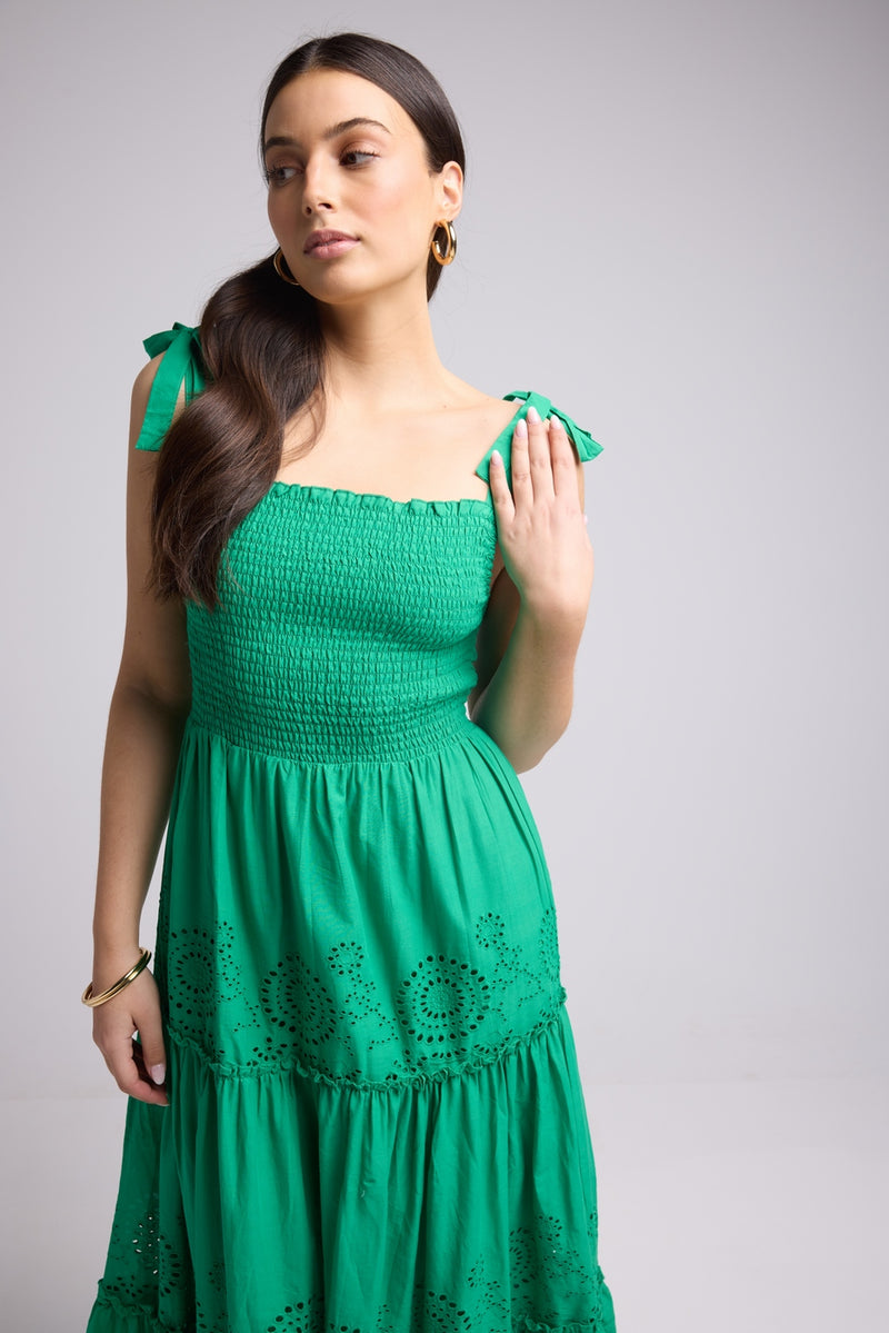 Robe Longue - Sasha - Vert