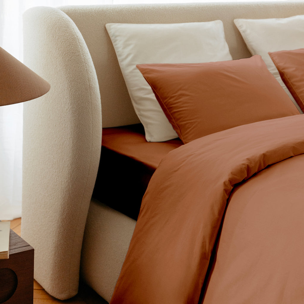 Cotton Satin Fitted Sheet - 4 Colours to Choose From