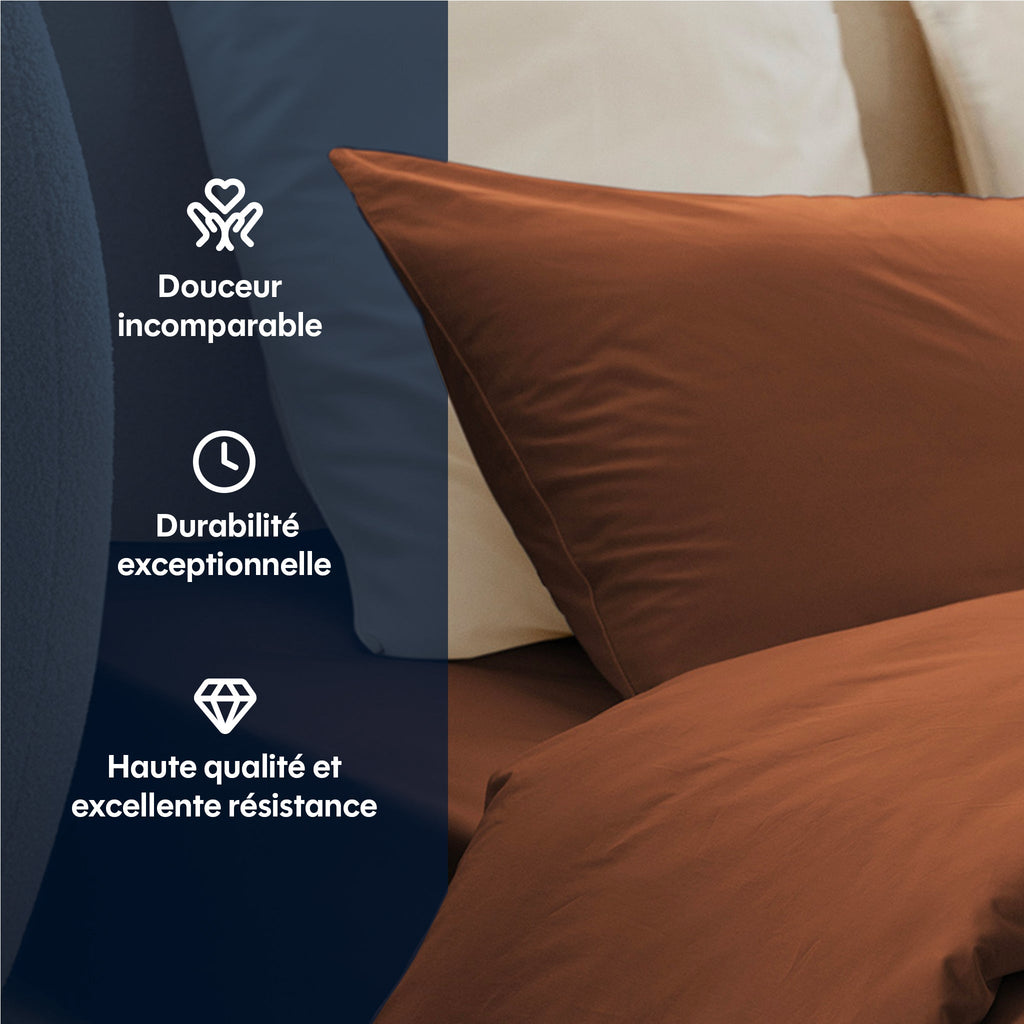 Cotton Satin Fitted Sheet - 4 Colours to Choose From