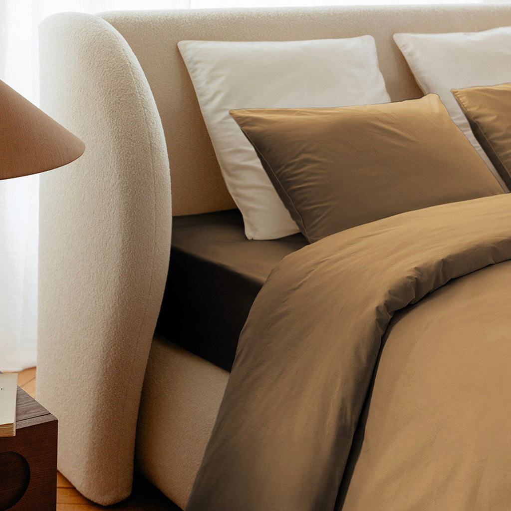 Cotton Satin Fitted Sheet - 4 Colours to Choose From