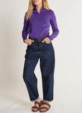 Pull Over Manches Longues - Violetfonce - Femme