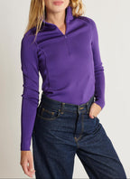 Pull Over Manches Longues - Violetfonce - Femme