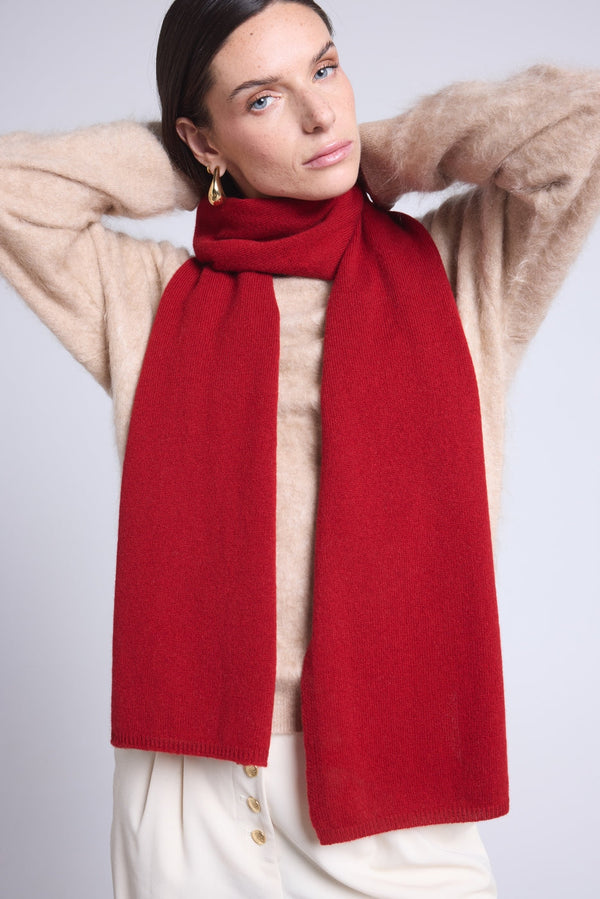 Echarpe Etole Unisexe Scarf - Rouge Bordeau - Mixte