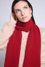 Unisex Scarf Stole - Burgundy Red - Unisex