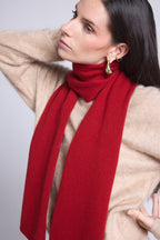 Unisex Scarf Stole - Burgundy Red - Unisex