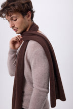 Stole Scarf - Chocolate Brown - Unisex