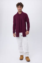Sciarpa stola - Vinaccia - Unisex - 100% Cashmere