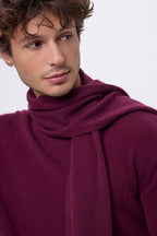 Sciarpa stola - Vinaccia - Unisex - 100% Cashmere