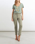Pantalón Scarlett Boy - Tomillo - Mujer