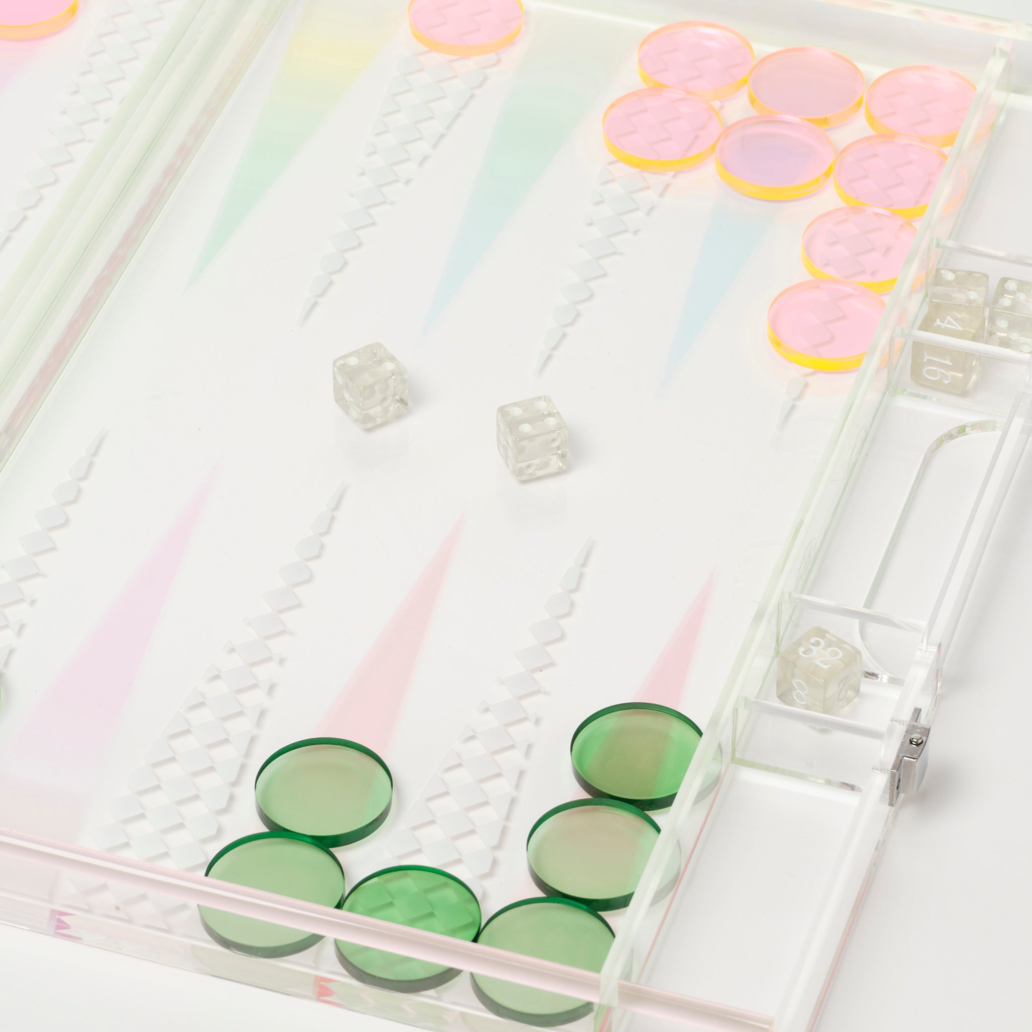 Backgammon Lucite Ombre Blu-Ray