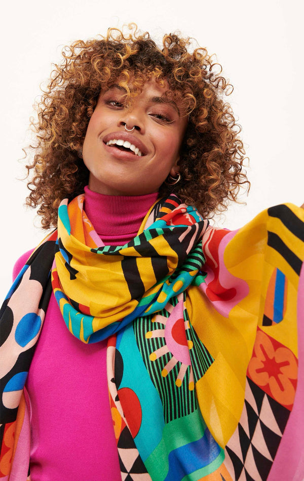 Foulard Scritch Multicolor